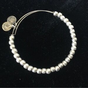 Alex and Ani Silver Beaded Bracelet